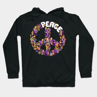 Love Peace Sign Hoodie